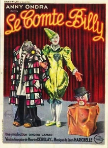 LE COMTE BILLY - 1930 - Karl LAMAC- ANNY ONDRA- 160 X 120 cm-ENTOILEE /ON LINEN - Imagen 1 de 1