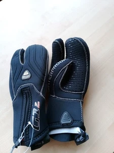 Guanti 3 dita in neoprene 7 mm (marca impermeabile) S - Foto 1 di 2