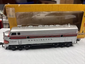 HO Scale Burlington Silver Diesellok 1344 - Bild 1 von 2