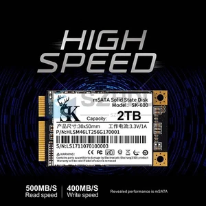 NEW 2TB Internal SSD mSATA For Intel Samsung Dell HP Lenovo Acer Laptop Mini PC - Picture 1 of 5