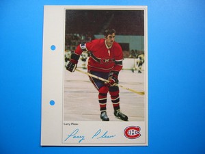 1971/72 COLUMBIAN NHL ACTION HOCKEY PHOTO LARRY PLEAU ROOKIE SHARP!! TORONTO SUN