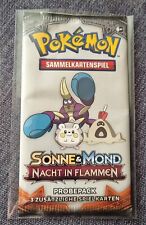 Pokemon Sonne & Mond Nacht in Flammen Probe Booster Pack - Neu & OVP
