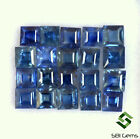 2.62 Cts Natural Blue Sapphire Square Cut 2.25 to 2.50 mm Lot 21 Pcs Gemstones