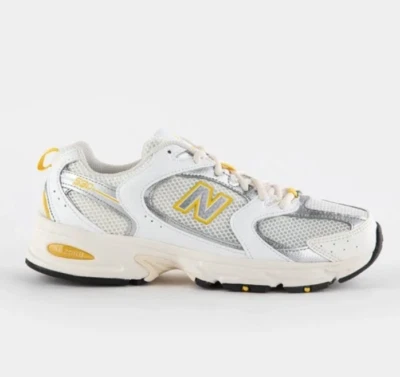 *DEADSTOCK* NUEVO EN CAJA Zapatilla Gruesa New Balance 530 Amarillo Sol Blanco Hombres Talla 9 Foto 1 de 4