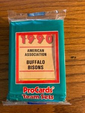 1990 BUFFALO BISONS MINOR LEAGUE TEAM SET PROCARDS FACTORY SEALED MINT