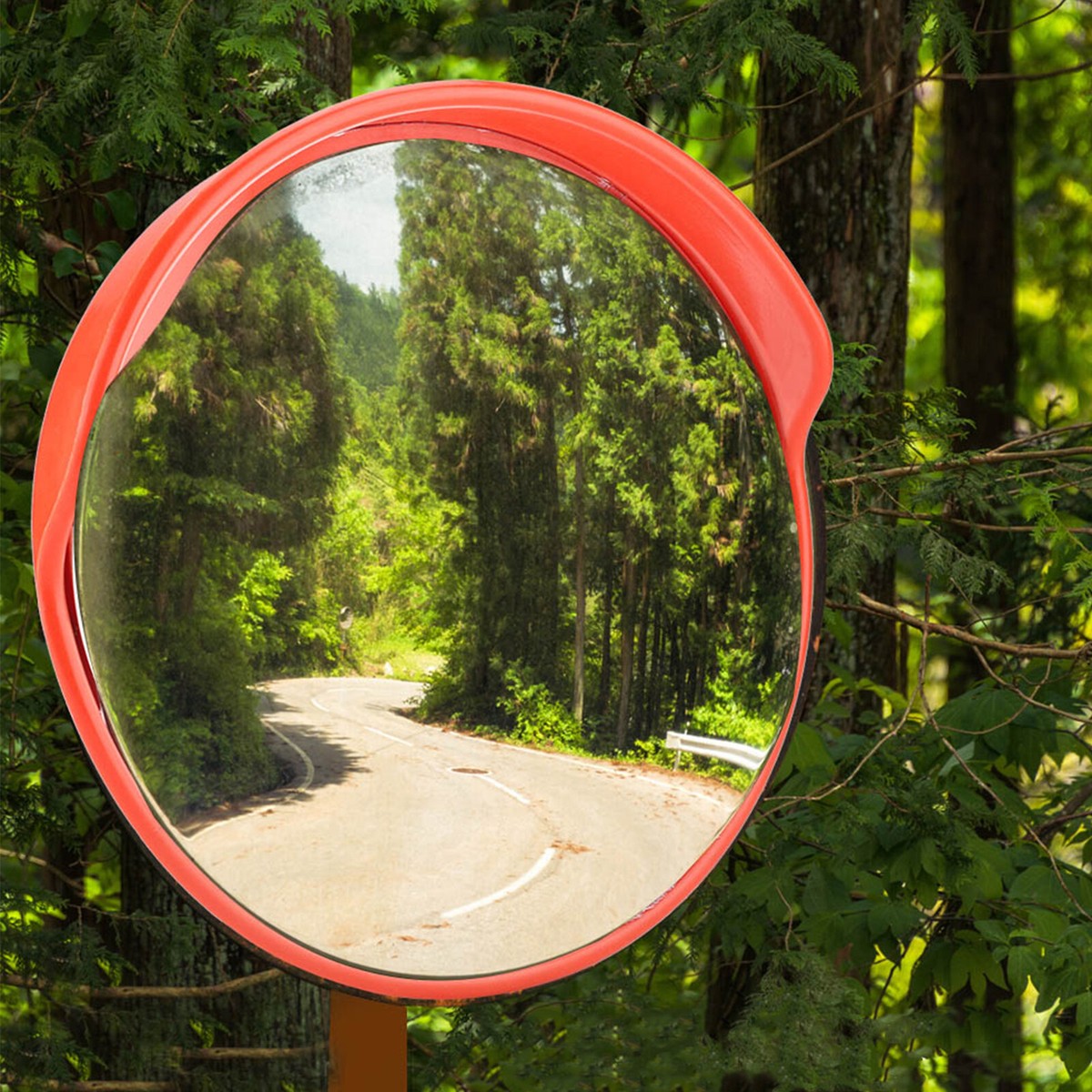 Specchio Convesso Di Sicurezza 80 Cm | Rotondo Per Angoli Ciechi | Parcheggi E Ingressi - Foto 3