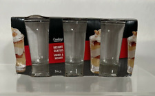 11 PC 3 Pkg Set Small Clear 1.5 Oz Dessert Shot Glasses by Cooking Concepts