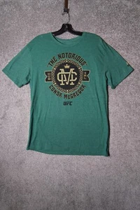 Reebok The Notorious Conor McGregor Shirt Mens XL Crew Neck Green - Picture 1 of 5