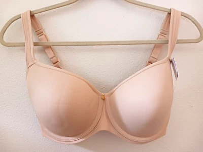 Essential Bodywear EBW Abbie Bra #6111  Size 32F Buff / Nude Underwire NEW w Tgs - Image 1 of 4