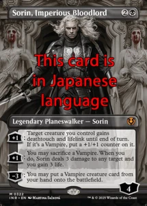 MTG SORIN, IMPERIOUS BLOODLORD 322 FOIL EXC - SANGUINARIO IMPERIOSO INR X JP - Bild 1 von 1