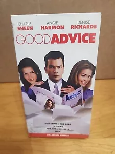 Good Advice (VHS, 2002) Brand New Sealed, Charlie Sheen, Denise Richards - Picture 1 of 6