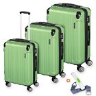 Hard Case Suitcase Set 3-Piece ABS Travel Suitcase Trolley Rolling Case M-L-XL