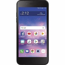 Simple Mobile LG Rebel 4 4G LTE Prepaid Smartphone (Locked) - Black - 16GB -