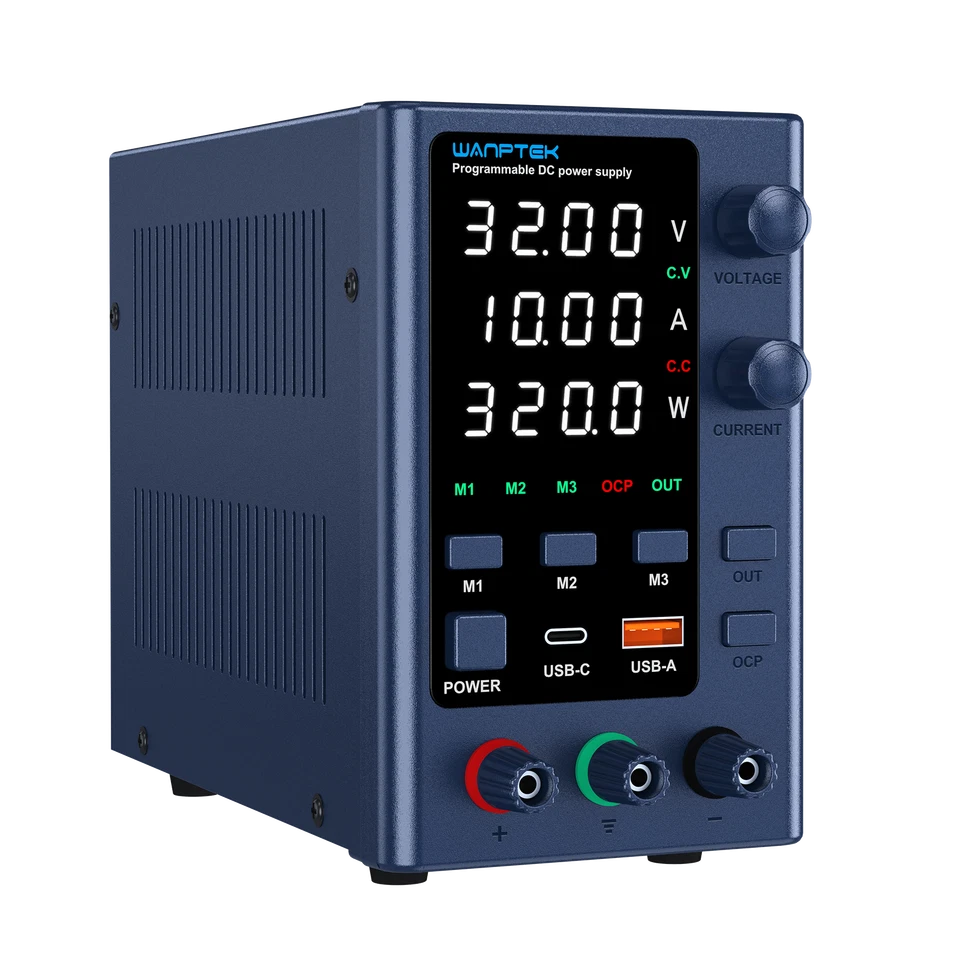Adjustable 0~32/62/120V 3A 5A 10A Lab Variable DC Power Supply Internal Memories - Image 1 of 4