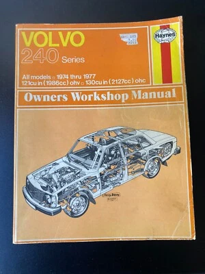 1974 1975 1976 1977 VOLVO 240 SERIES AUTO REPAIR MANUAL by HAYNES Foto 1 de 3