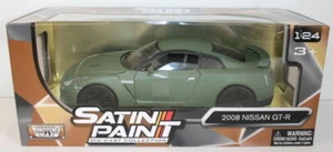 Motormax 1/24 Scale 79506 - 2008 Nissan GT-R - Satin Paint Green - Picture 1 of 12