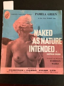 Libro de prensa original Naked as Nature Intended Pamela Green Harrison Marks Naturist - Imagen 1 de 5