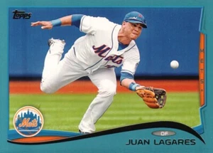 2014 Topps Blue #304 - Juan Lagares - New York Mets 14-450 - Picture 1 of 2