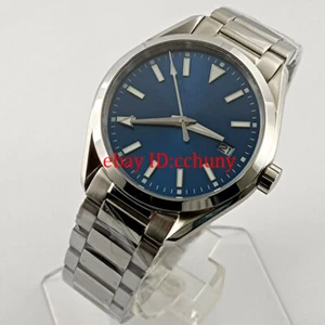 41mm Corgeut Sapphire Glass Watch azul Dial NH35A Bandas de movimiento automáticas - Imagen 1 de 7