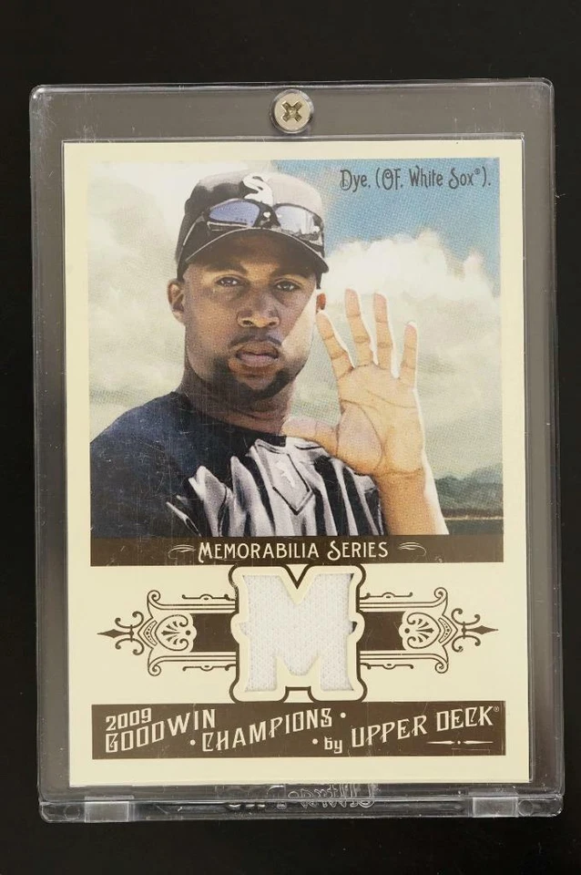 2009 UD Baseball Card Jermaine Dye Goodwin Champions Game Patch Relic GCM-JD - Image 1 of 2