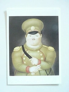 UNE CARTE POSTALE REPRODUCTION D'UNE OEUVRE DE BOTERO - Foto 1 di 1
