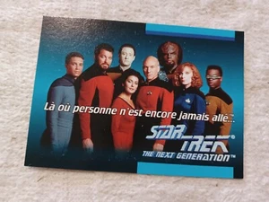 Star Trek: TNG Inaugural Edition Language Card 01D French - Francias - Foto 1 di 1