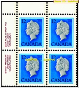 CANADA 1977 CANADIAN QUEEN MINT FACE 48 CENT MNH TL STAMP SCRPTED CORNER BLOCK - Picture 1 of 2