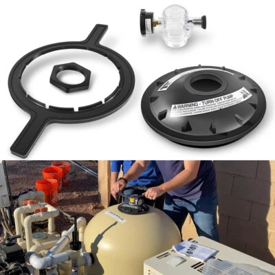 154856 8-1/2-Inch Buttress Thread Closure Kit Tank Lid for Pentair Triton Filter - Image 1 of 4