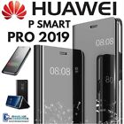 CASE CASE CASE COVER for HUAWEI P SMART PRO 2019 BLACK BOOK COVER MIRROR CLEAR VIEW