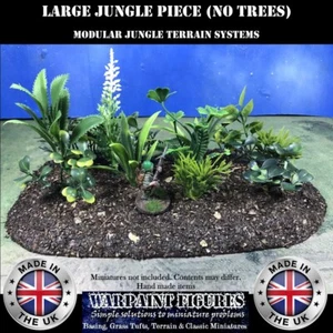 WPF - Large Piece Wargames Jungle Terrain Scenery Made For 40K & WW2|Vietnam - Picture 1 of 8