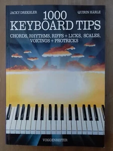 1000 Keyboard Tips: Chords, Rhythms, Riffs 7 Licks, Scales... (PB, 1989)(240134) - Picture 1 of 1