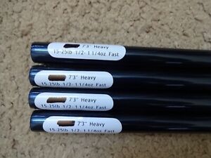 4 Rod Building Wrapping OEM carbon 7'3" 15-25# Blue blanks Heavy Fast 2