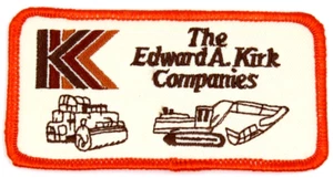Construcción de parches vintage de The Edward A. Kirk Companies - Imagen 1 de 2