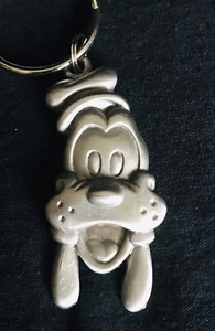 Portachiavi statuina argento cane divertente Disney GOOFY in peltro massiccio L - Foto 1 di 1