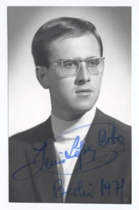 Bemerkenswerter spanischer Dirigent JESUS LOPEZ COBOS handsigniertes Foto von 1971 - Bild 1 von 1