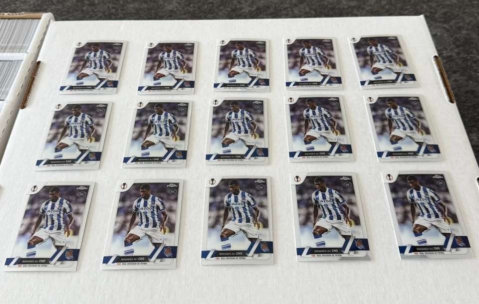 LOT (15) 2022-23 Topps Chrome UEFA Club Competitions MOHAMED-ALI CHO RC #3 - Image 1 of 2