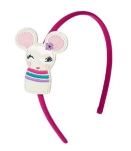 Gymboree Back To Blooms Girls Mouse Headband - Picture 1 of 4