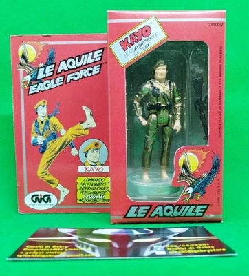 EAGLE FORCE, Action Figure KAYO, box ITA, MEGO 1982 made Hong Kong GiG, NEW MISB - Imagen 1 de 4