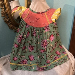 Matilda Jane Girls Size 4 Sights to See Tunic Top Shirt Wish you Were Here - Picture 1 of 5