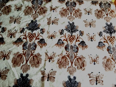 kuschelige GOLDFLOR Decke 50% Wolle 50% Polyester L/B: 135 x 192 cm - Bild 1 von 4