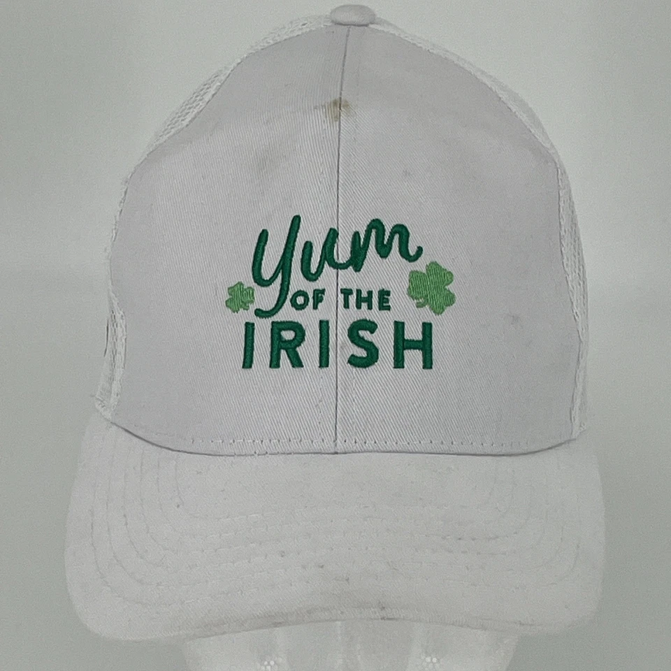 Gorra de béisbol Baileys Ron - Yum Of The Irish - SnapBack blanca en muy buen estado Foto 1 de 4