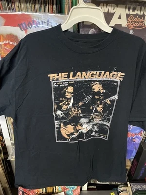 The Language Punk Hardcore  Metal Tour  T-shirt 2000s Rare Xl Norwalk Ohio - Image 1 of 4
