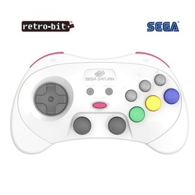 Retro-Bit SEGA Saturn&reg; PRO - 2.4GHz Wireless Pro Controller for Sega Saturn,
