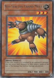 Yugioh Neo-Spacian Grand Mole STON-EN005 Rare NM - Picture 1 of 2