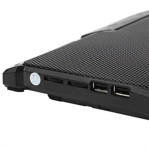 Notebook Kühler 5 LED Lüfter verstellbar Kühlpad Halter für 12-17 Zoll La AM - Bild 1 von 16