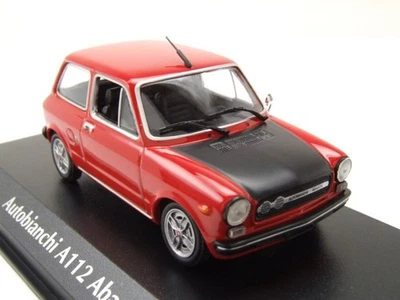 AUTOBIANCHI A112 ABARTH Red 1974 1/43 MINICHAMPS 940121171 - Image 1 of 4