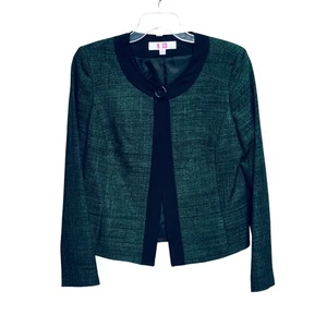 9&CO Blazer Jacke grün schwarz schimmernd 6 - Bild 1 von 5