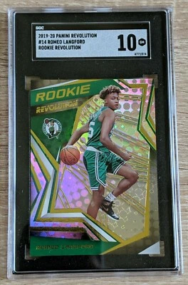 2019-20 Panini Revolution #14 Rookie Revolution Romeo Langford SGC 10  - Image 1 of 2