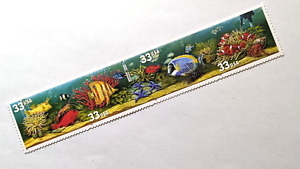 Set of 33 cent Aquarium Fish Stamps (SC 3317-20) - MNH