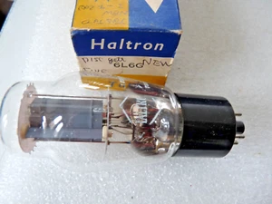 HALTRON by FIVRE 6L6G Disc Getter at Base NOS Amplitrex Test GM% 99 NOV18 - Picture 1 of 6